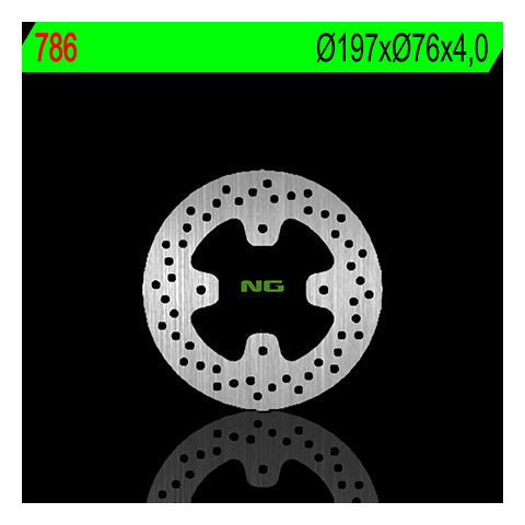 Disque de frein arrière NG 786 rond fixe Polaris Predator 500