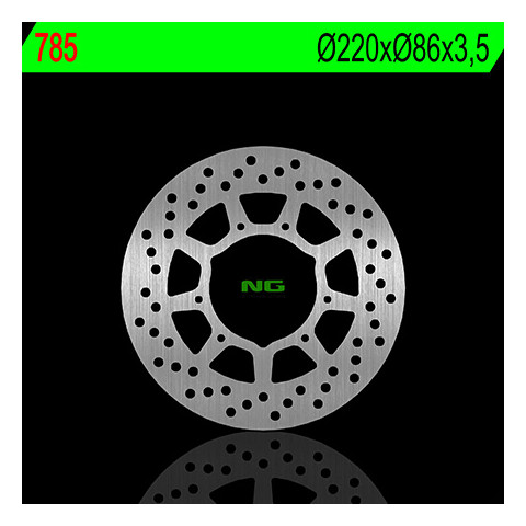 Disque de frein avant NG 785 rond fixe Yamaha TW125