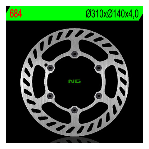 Disque de frein avant gauche NG 684 rond fixe Beta VSP350