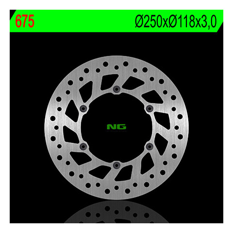 Disque de frein avant gauche NG 675 rond fixe Suzuki