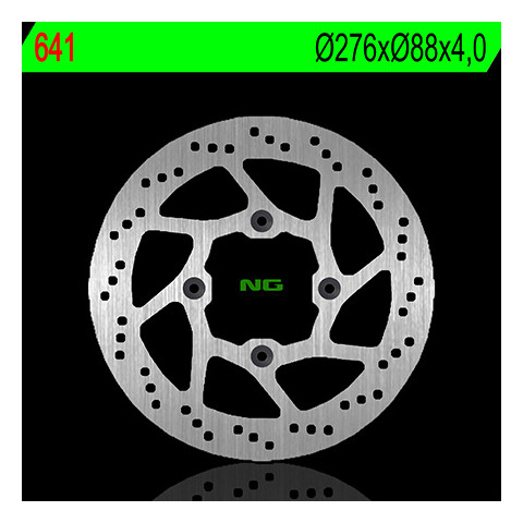 Disque de frein avant droit NG 641 rond fixe honda XL125V Varadero