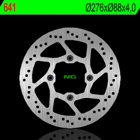 Disque de frein avant droit NG 641 rond fixe honda XL125V Varadero