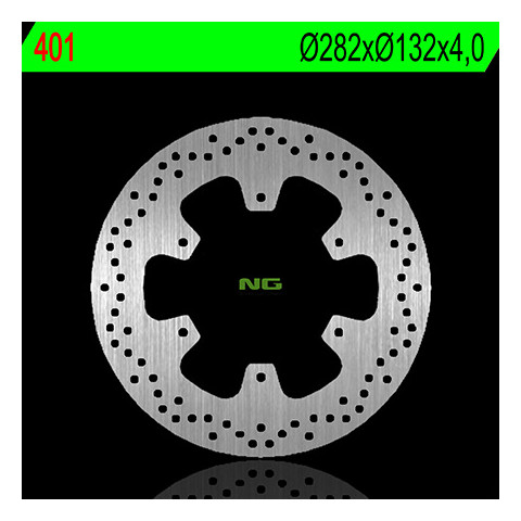 Disque de frein avant droit NG 401 rond fixe