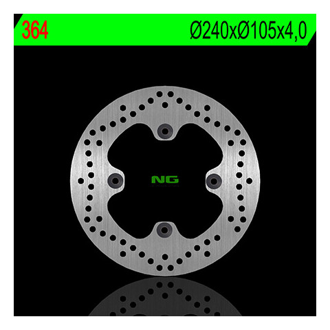 Disque de frein avant gauche NG 364 rond fixe Honda