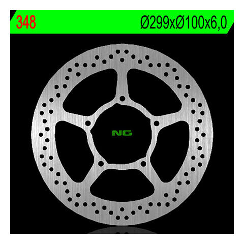 Disque de frein avant droit NG 348 rond fixe