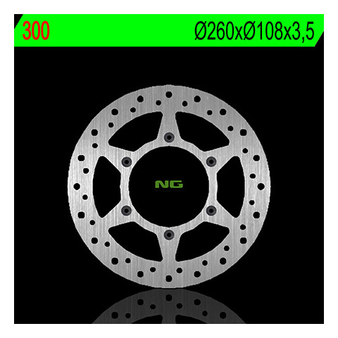 Disque de frein avant gauche NG 300 rond fixe