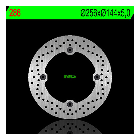 Disque de frein arrière NG 286 rond fixe