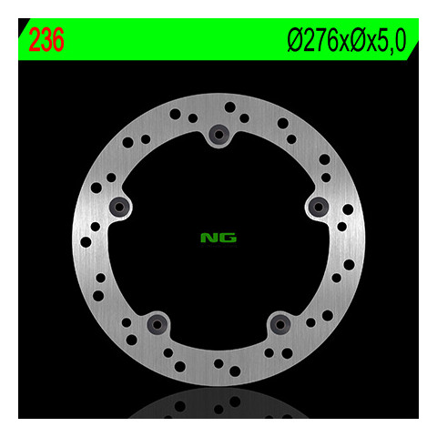 Disque de frein arrière NG 236 rond fixe BMW