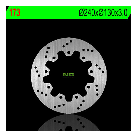 Disque de frein avant gauche NG 173 rond fixe Kawasaki