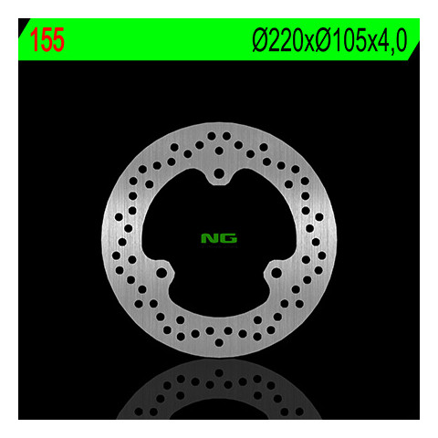 Disque de frein avant gauche NG 155 rond fixe Honda X8R/SZX