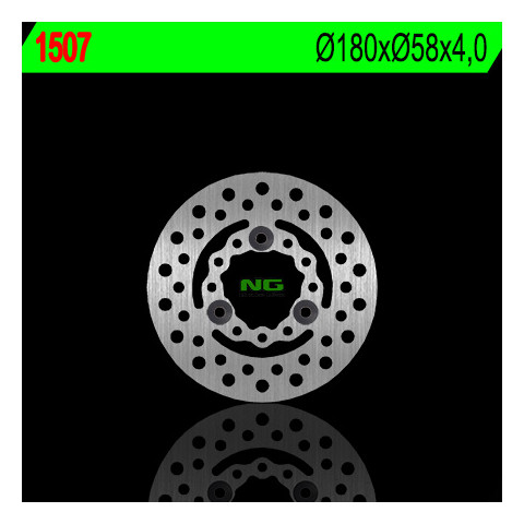 Disque de frein avant NG 1507 rond fixe Kymco MXU300