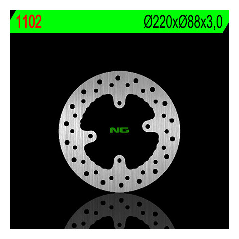 Disque de frein avant NG 1102 rond fixe