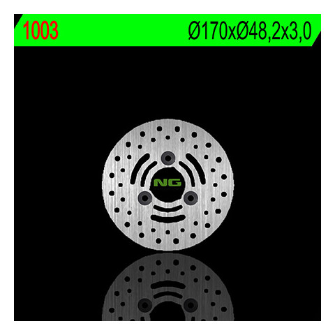 Disque de frein avant NG 1003 rond fixe