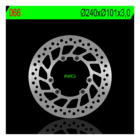 Disque de frein avant gauche NG 066 rond fixe