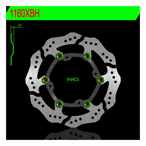 Disque de frein avant NG 1160XBH pétale flottant Suzuki RM-Z250/450