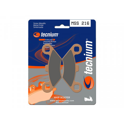 Plaquettes de frein TECNIUM MSS216 metal fritté