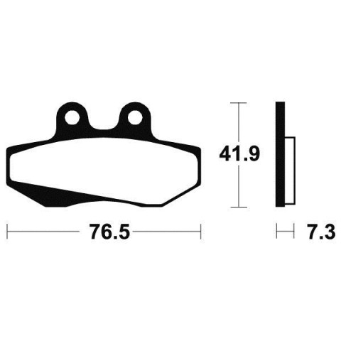 Plaquettes de frein TECNIUM MA152 organique