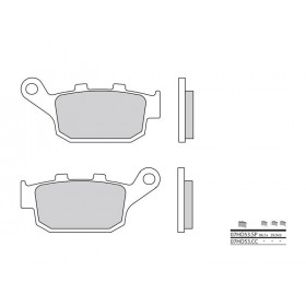 Plaquettes de frein BREMBO 07HO53CC organique