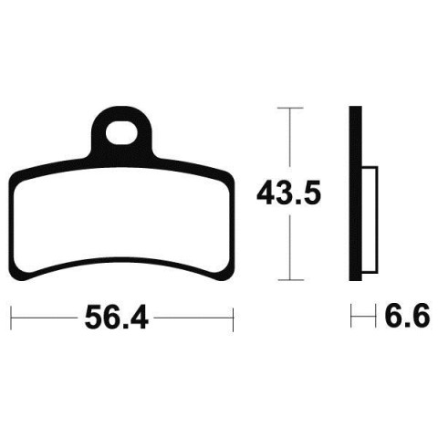 Plaquettes de frein TECNIUM MA315 organique