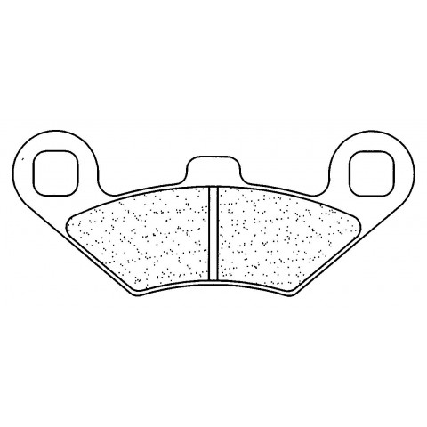 Plaquettes de frein CL BRAKES 2927ATV1 métal fritté