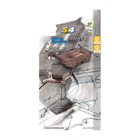 Plaquettes de frein CL BRAKES 2814S4 métal fritté