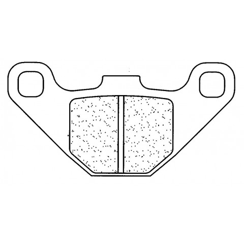 Plaquettes de frein CL BRAKES 2469S4 métal fritté