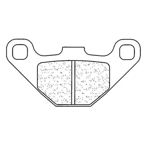 Plaquettes de frein CL BRAKES 2466ATV1 métal fritté