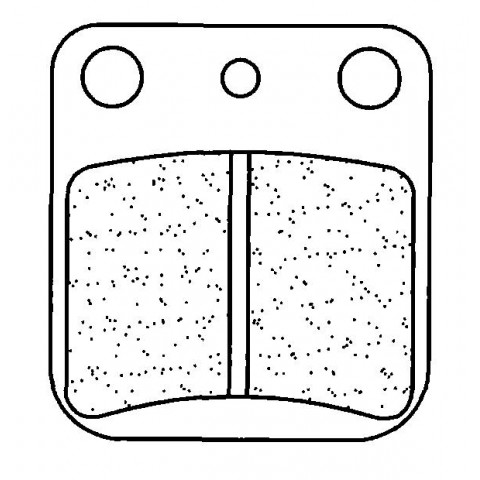 Plaquettes de frein CL BRAKES 2408S4 métal fritté