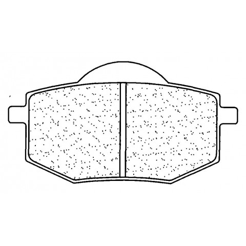 Plaquettes de frein CL BRAKES 2392A3+ métal fritté