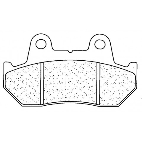 Plaquettes de frein CL BRAKES 2382S4 métal fritté