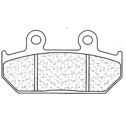 Plaquettes de frein CL BRAKES 2360S4 métal fritté