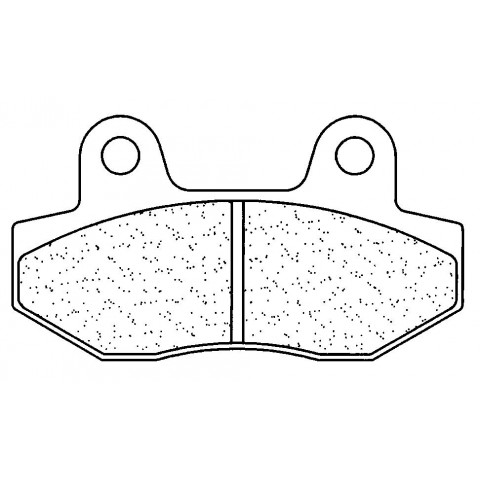 Plaquettes de frein CL BRAKES 2326S4 métal fritté