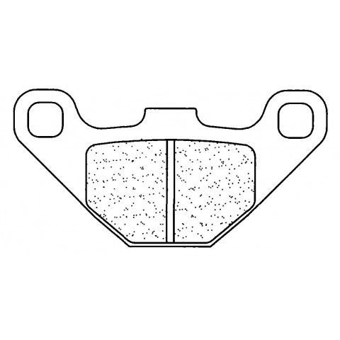 Plaquettes de frein CL BRAKES 2306S4 métal fritté