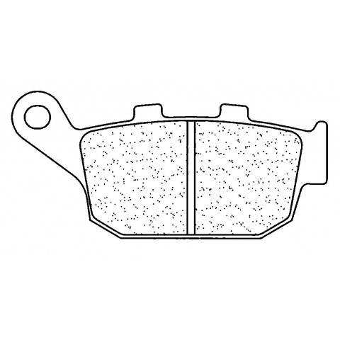 Plaquettes de frein CL BRAKES 2298S4 métal fritté