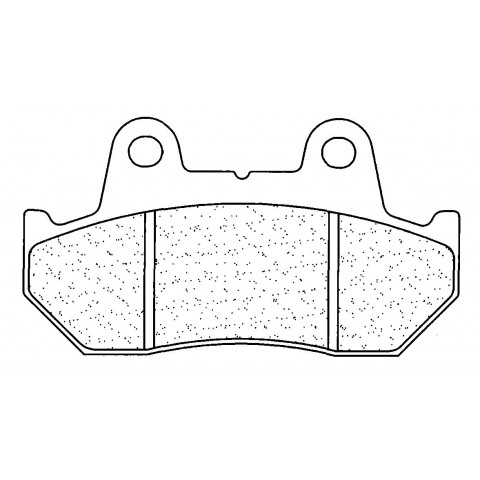 Plaquettes de frein CL BRAKES 2289A3+ métal fritté