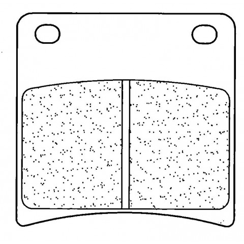 Plaquettes de frein CL BRAKES 2281A3+ métal fritté