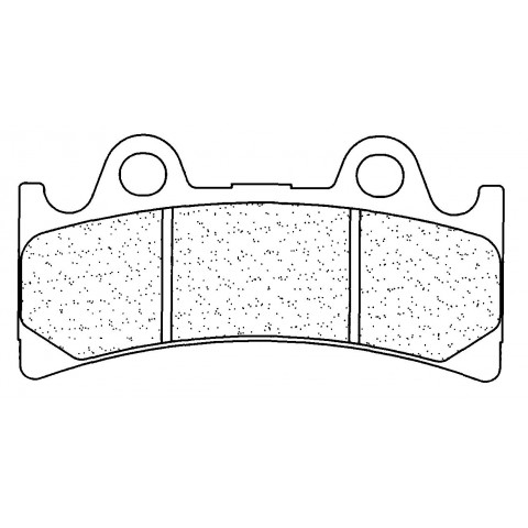 Plaquettes de frein CL BRAKES 2254A3+ métal fritté