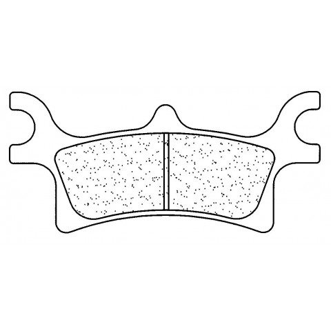 Plaquettes de frein CL BRAKES 1165ATV1 métal fritté