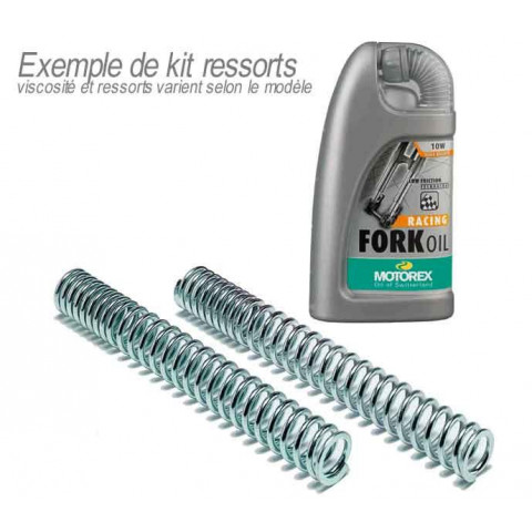 Kit ressort de fourche BITUBO tarage 0,9 avec huile de fourche MOTOREX Kawasaki Z750, R