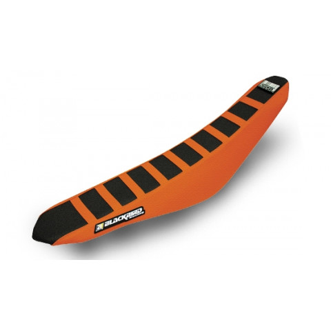 Housse de selle BLACKBIRD Zebra noir/orange KTM