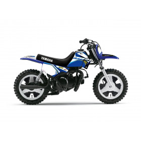 Kit plastiques ART blanc + kit déco KUTVEK Racer bleu Yamaha PW50