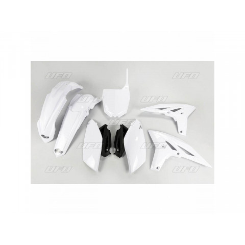 Kit plastique UFO blanc Yamaha YZ250F