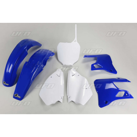 Kit plastique UFO couleur origine bleu/blanc Yamaha YZ125/250