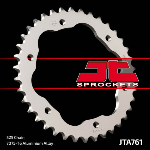 Couronne JT SPROCKETS 38 dents alu pas 525 type 761 Ducati Streetfighter